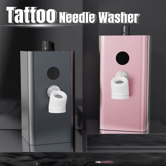 Automatic Tattoo Needle Washer with Strong Suction and Ink Flush System